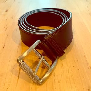 Coach brown leather belt, 40”